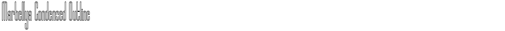 Marbellya Condensed Outline