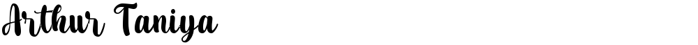 Arthur Taniya