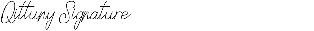 Qittuny Signature