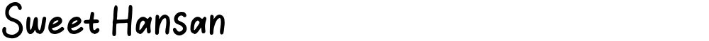 Sweet Hansan
