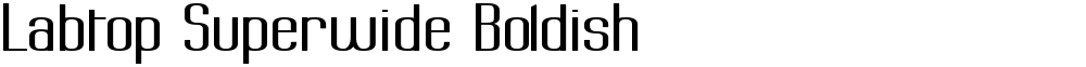 Labtop Superwide Boldish