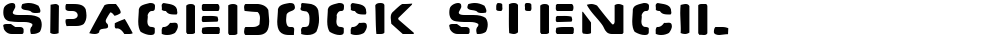 Spacedock Stencil