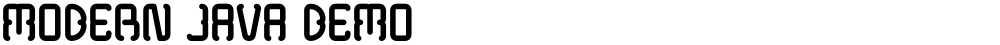Modern Java Demo