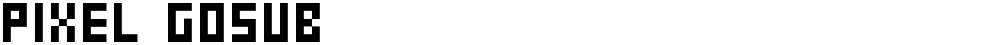 Pixel Gosub