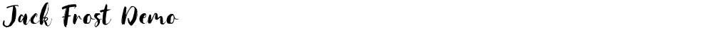 Jack Frost Demo