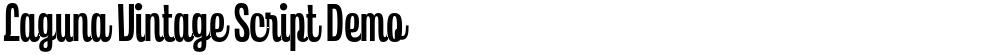 Laguna Vintage Script Demo