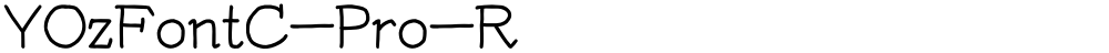 YOzFontC-Pro-R