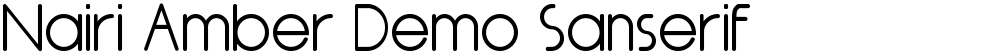 Nairi Amber Demo Sanserif