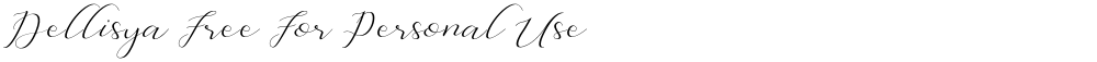 Dellisya Free For Personal Use