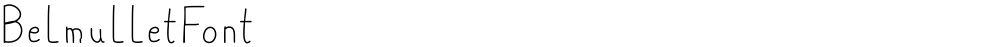 BelmulletFont