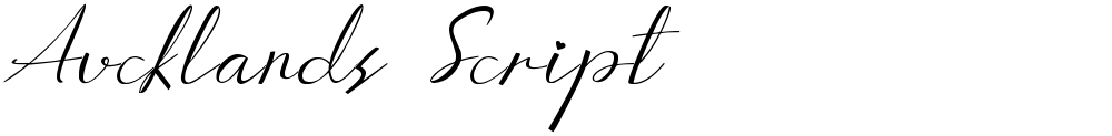 Aucklands Script