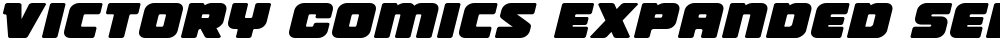 Victory Comics Expanded Semi-Italic