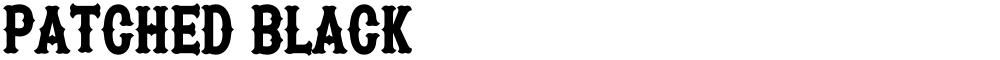 Patched Black