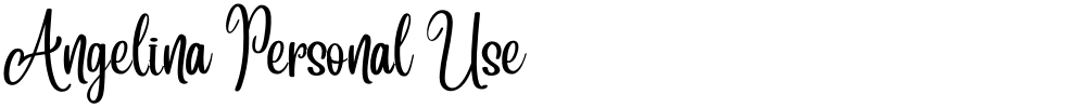Angelina Personal Use