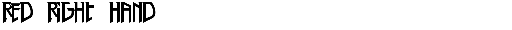 Red Right Hand