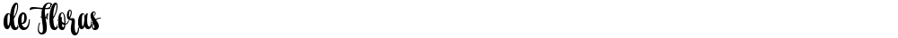 de Floras
