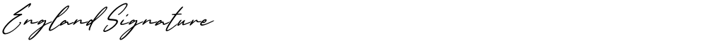 England Signature