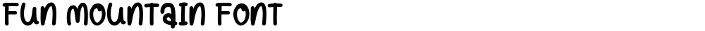 Fun Mountain Font