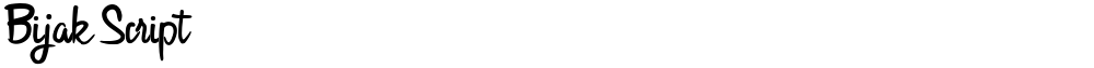 Bijak Script