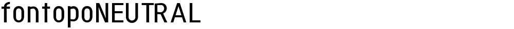 fontopoNEUTRAL