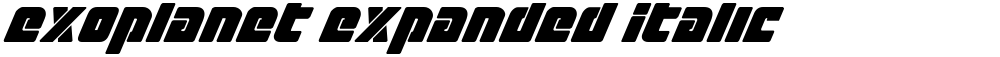 Exoplanet Expanded Italic