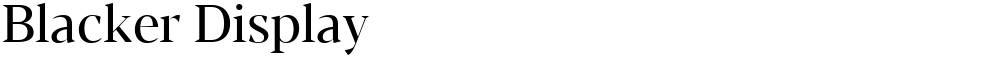 Blacker Display
