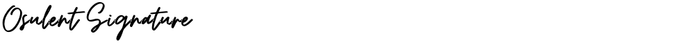 Osulent Signature