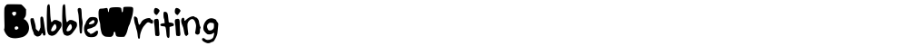 BubbleWriting