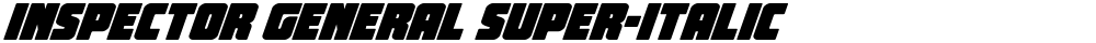 Inspector General Super-Italic