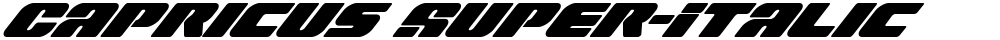 Capricus Super-Italic