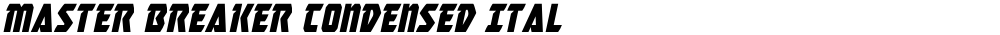 Master Breaker Condensed Ital