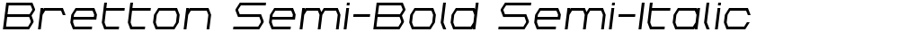 Bretton Semi-Bold Semi-Italic