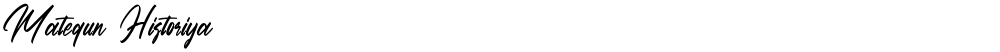 Matequn Historiya