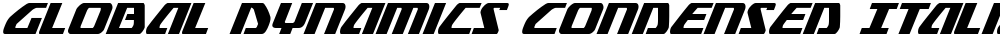 Global Dynamics Condensed Italic
