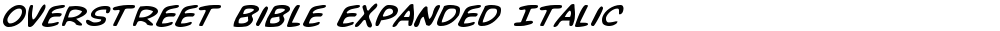 Overstreet Bible Expanded Italic