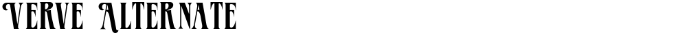 Verve Alternate