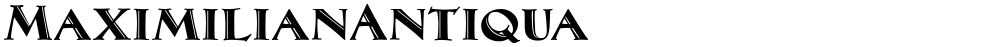 MaximilianAntiqua