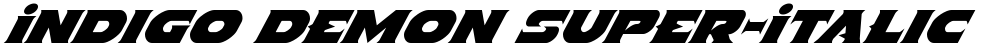 Indigo Demon Super-Italic