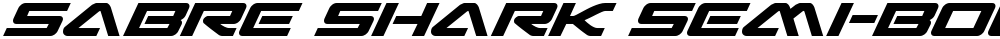 Sabre Shark Semi-Bold