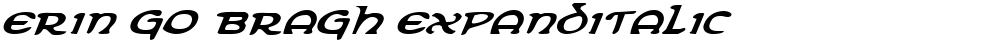 Erin Go Bragh ExpandItalic