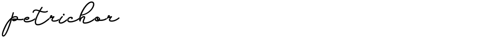 petrichor