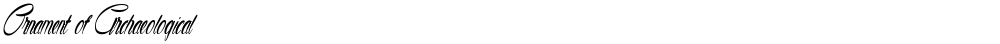 Ornament of Archaeological
