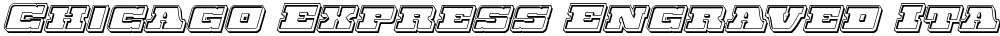Chicago Express Engraved Italic