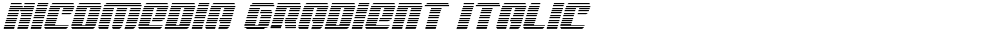 Nicomedia Gradient Italic
