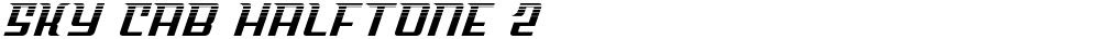 Sky Cab Halftone 2