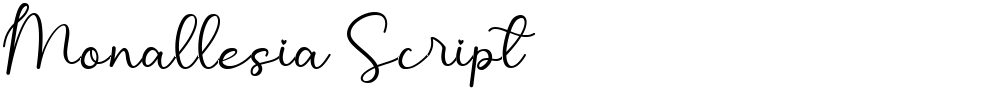 Monallesia Script