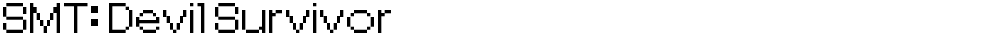 SMT: Devil Survivor