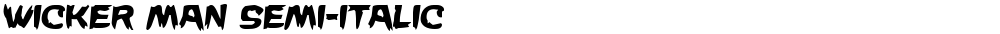 Wicker Man Semi-Italic