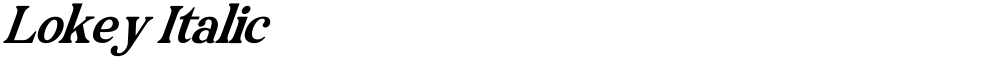Lokey Italic