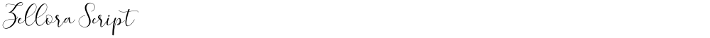 Zellora Script